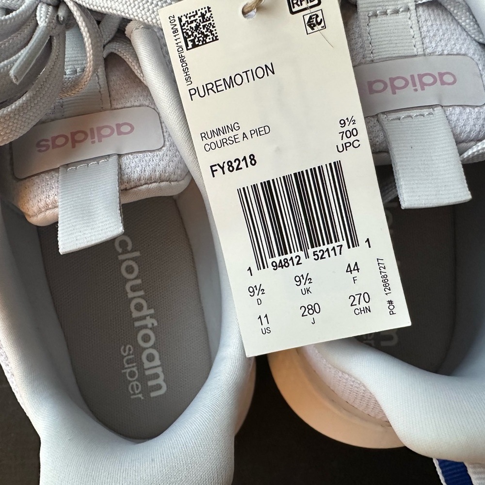 Adidas Little Racer RBN NEW Women's White Sneakers  11 NEW - Picture 8 of 10